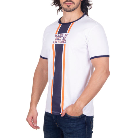 Playera Cuello Redondo Slim Fit Manga Corta (12271)