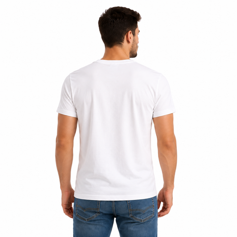 Playera Blanca Cuello redondo 12680