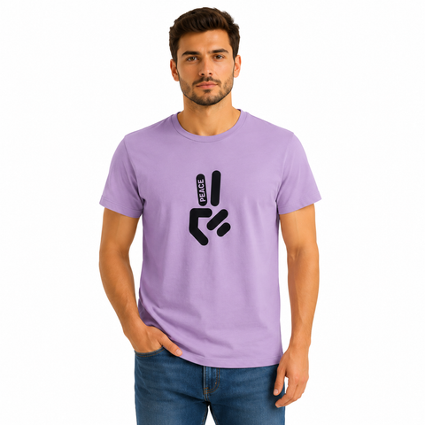 Playera Lila Cuello redondo 12680