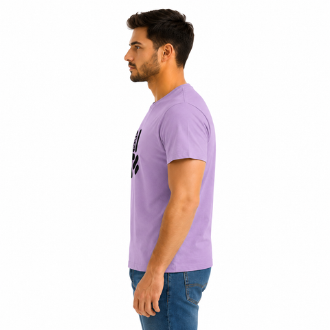 Playera Lila Cuello redondo 12680