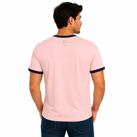 Playera Rosa Cuello redondo 12685