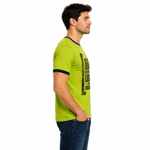 Playera Verde Pasto Cuello redondo 12685