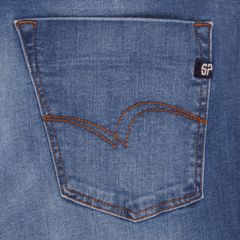 Pantalon Crotch 180973 Silver Plate Jeans Hombre Regularslim