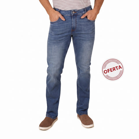 Pantalon Crotch 180973 Silver Plate Jeans Hombre Regularslim