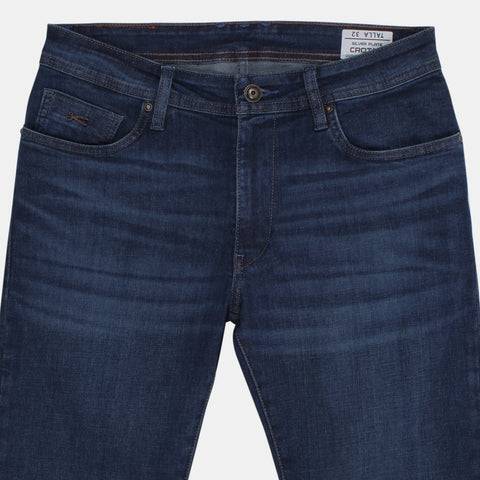 Crotch 181018 (Indigo Oscuro Deslavado Bigotes )