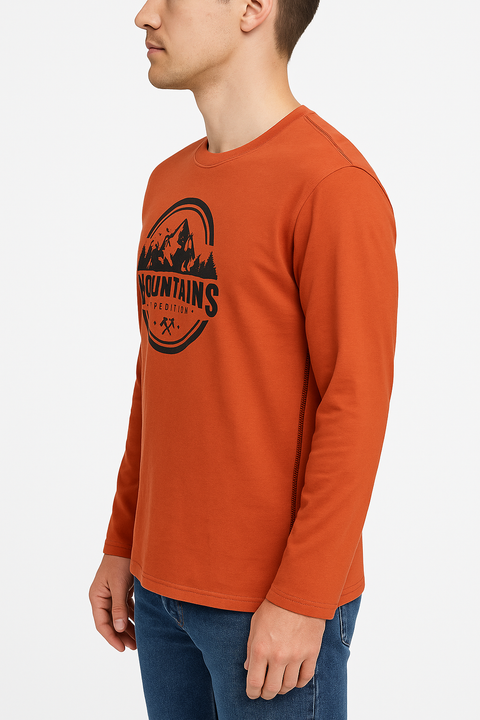 Sudadera Silver Palte  Naranja Terracota / Óxido (20813)