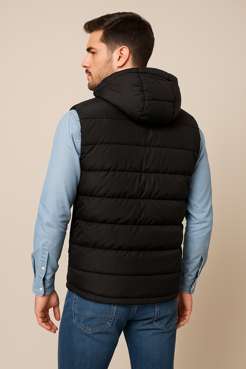 Chaleco Silver Plate  Negro (25SP006)