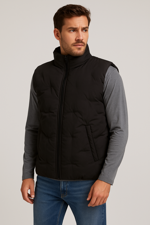 Chaleco  Silver Plate  Negro (25SP007)