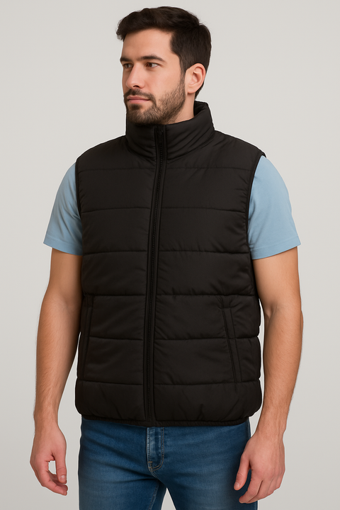 Chaleco  Silver Plate  Negro (25SP007)