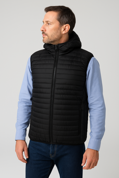 Chaleco Silver Plate Negro (25SP008)