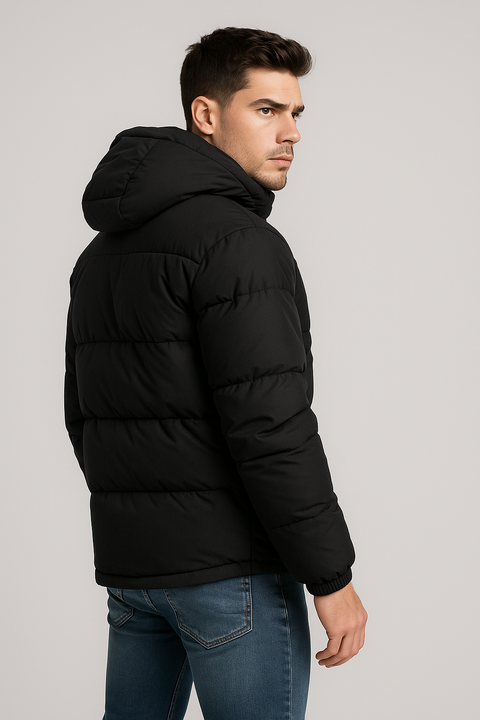 Chamarra  Silver Plate Negra (25SP020)