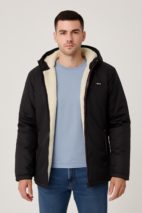 Chamarra  Silver Plate Negra  (25SP025)