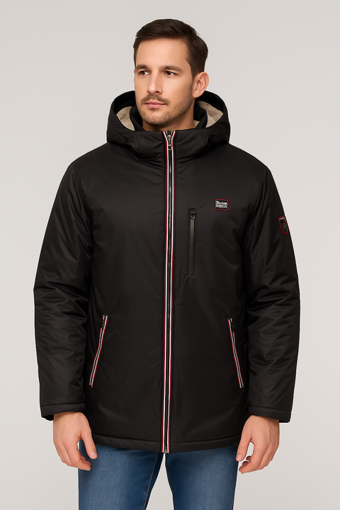 Chamarra  Silver Plate Negra  (25SP025)