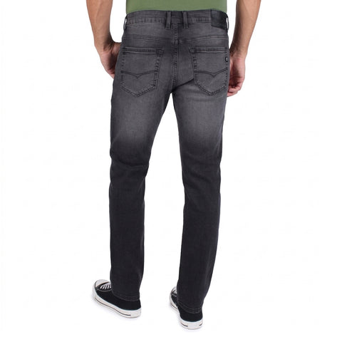 Jeans Silver Plate Marco 851797c Negro Deslavado Bigotes