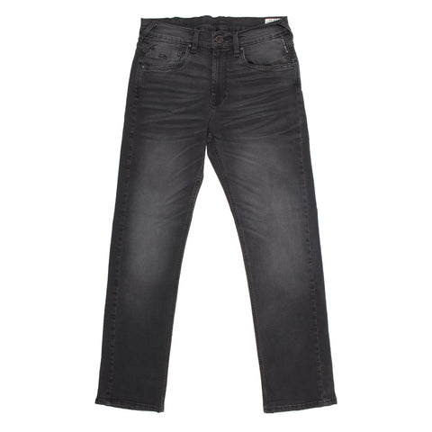 Jeans Silver Plate Marco 851797c Negro Deslavado Bigotes