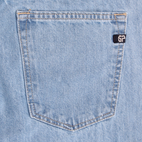 Jeans Silver Plate Enzo 95022 (baggy Wide Leg) Stone Bleach