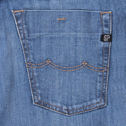 Crotch  C-180938 (Indigo Claro Deslavado Bigotes  )