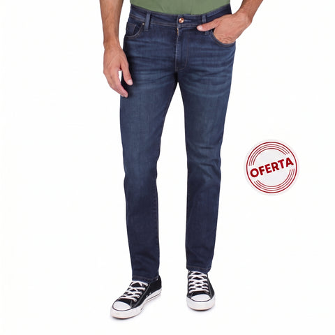 Pantalón Falko 50077 Silver Plate Jeans Hombre Slim