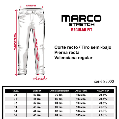 Jeans Silver Plate Marco 851820 Super Stone Deslavado.