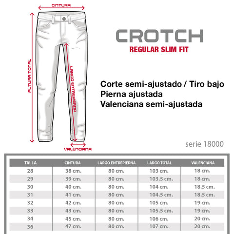 Crotch Rigido 1821